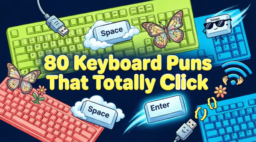 keyboard puns and jokes