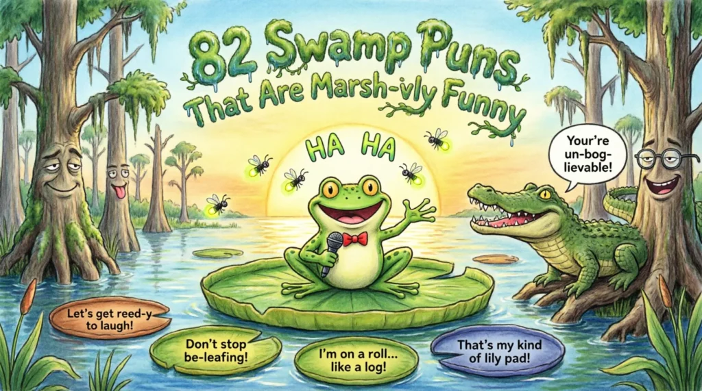 swamp puns and jokes