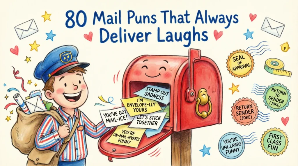 mail puns and jokes