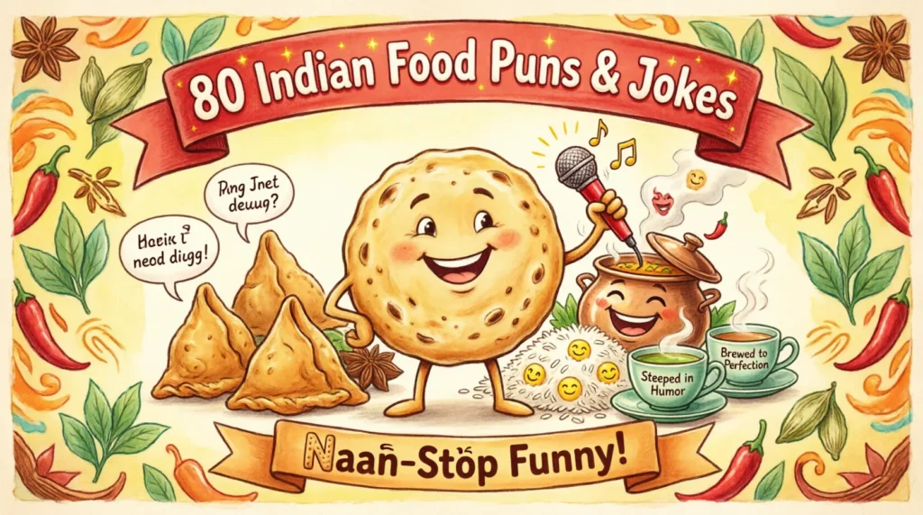indian food puns and jokes