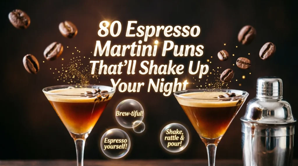 espresso martini puns and jokes