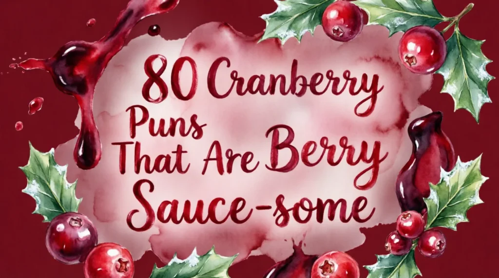 cranberry puns and jokes