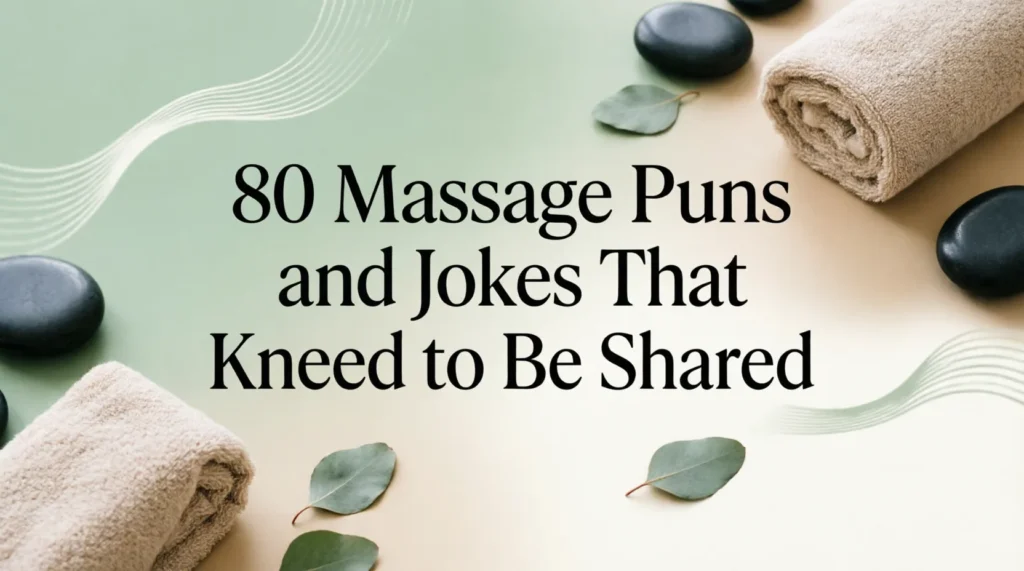 massage puns and jokes