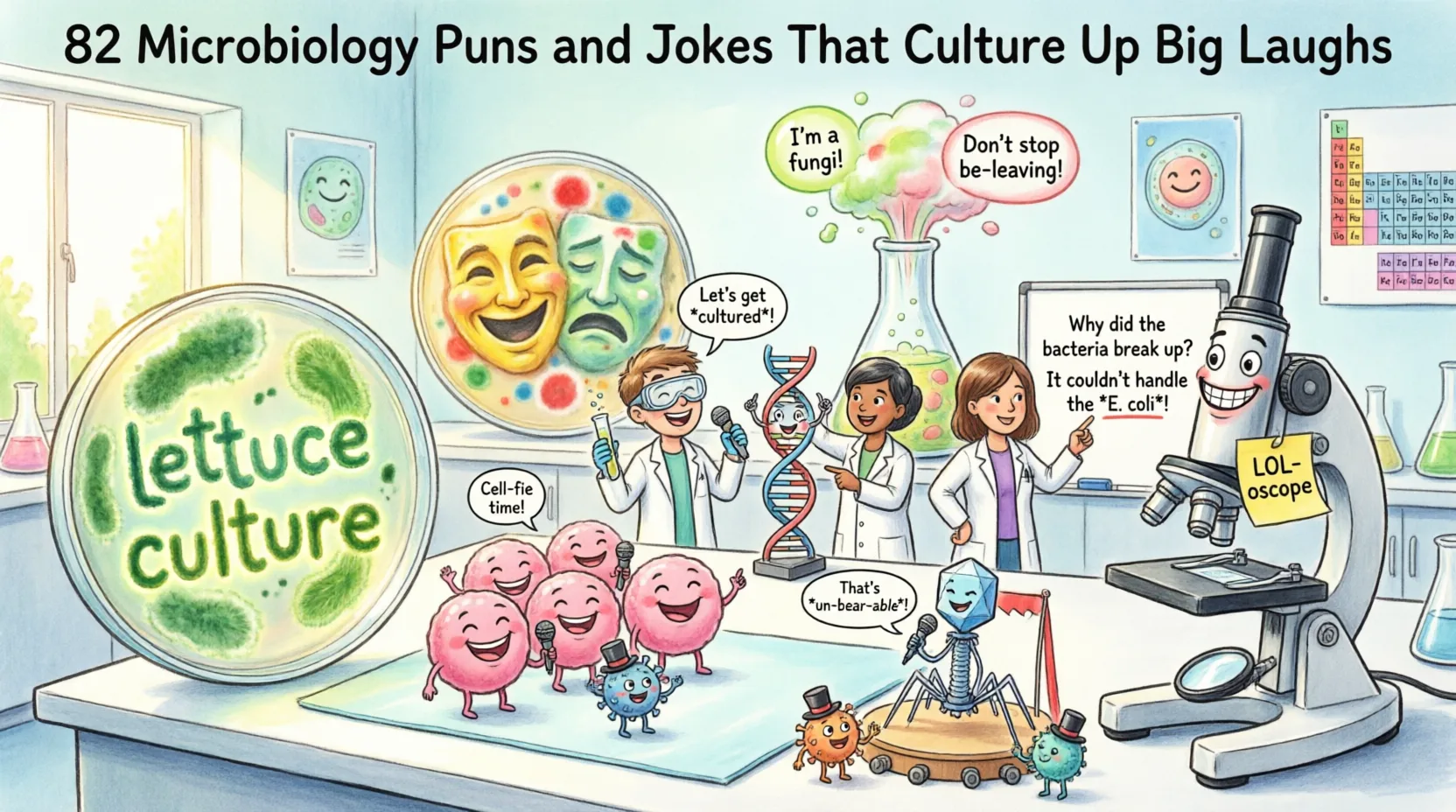 82 Microbiology Puns and Jokes That Culture Up Big Laughs microbiology puns and jokes