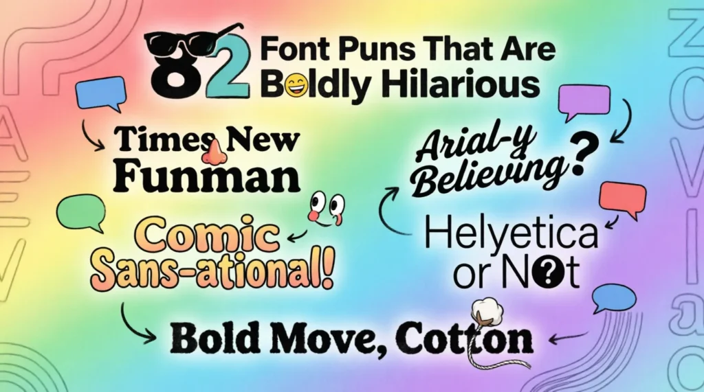 font puns and jokes