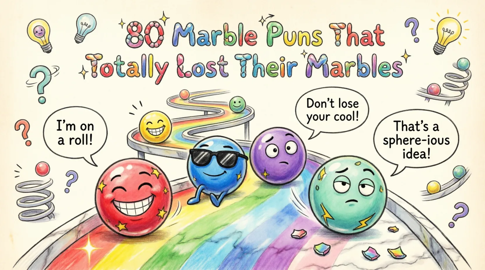 80 Marble Puns That Totally Lost Their Marbles marble puns and jokes