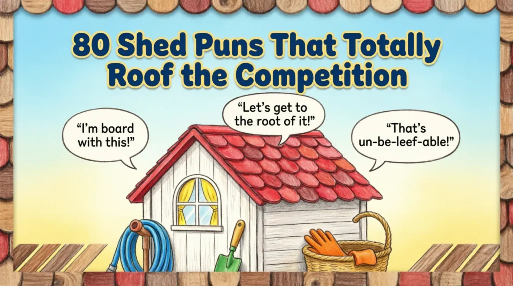 shed puns and jokes