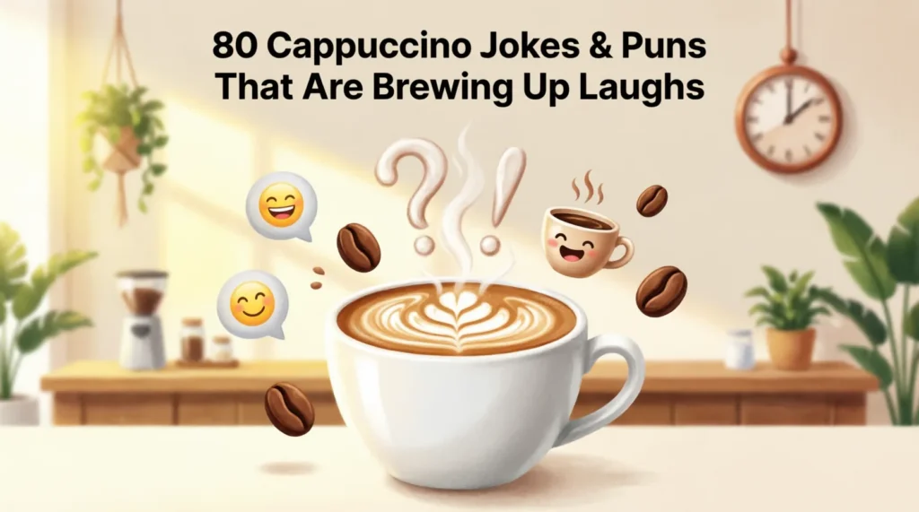 cappuccino jokes puns