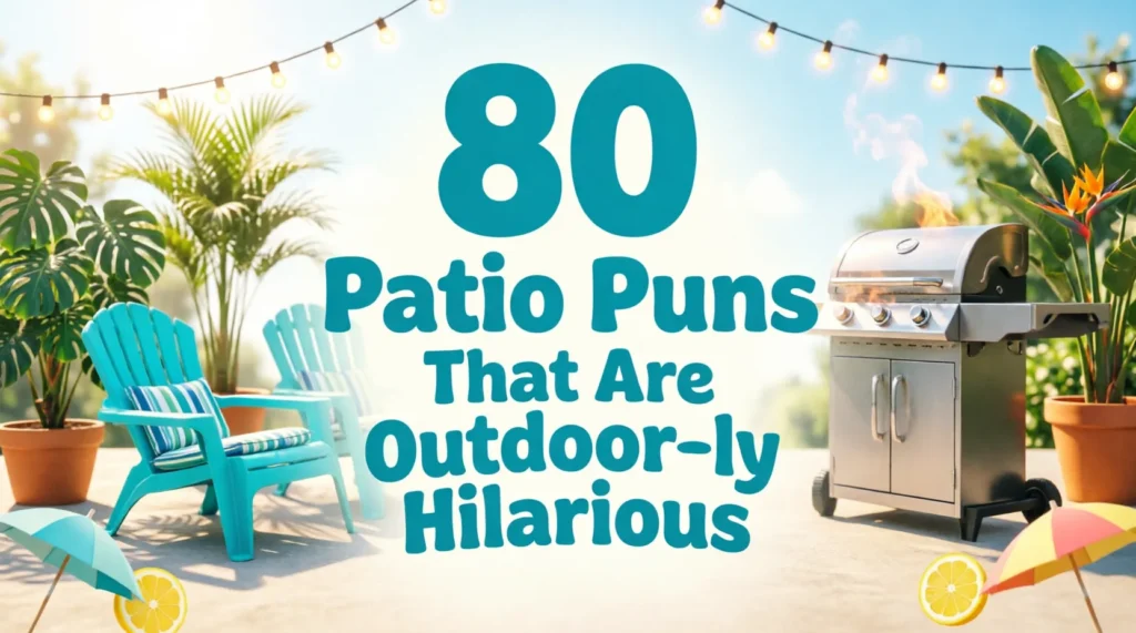 patio puns jokes