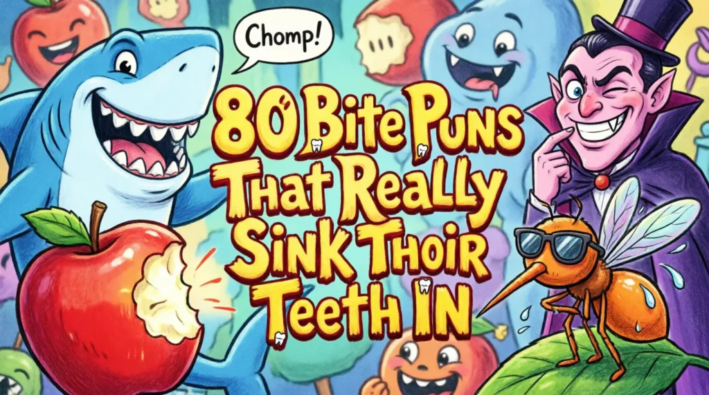 bite puns and jokes