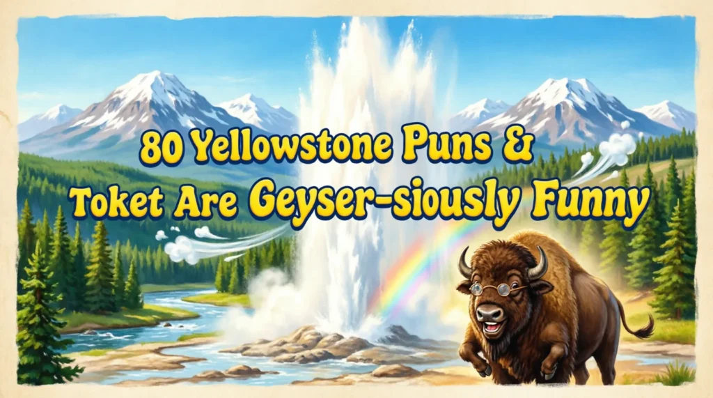 yellowstone puns jokes