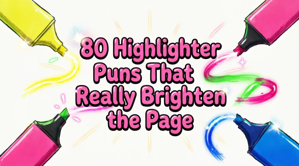 highlighter jokes puns