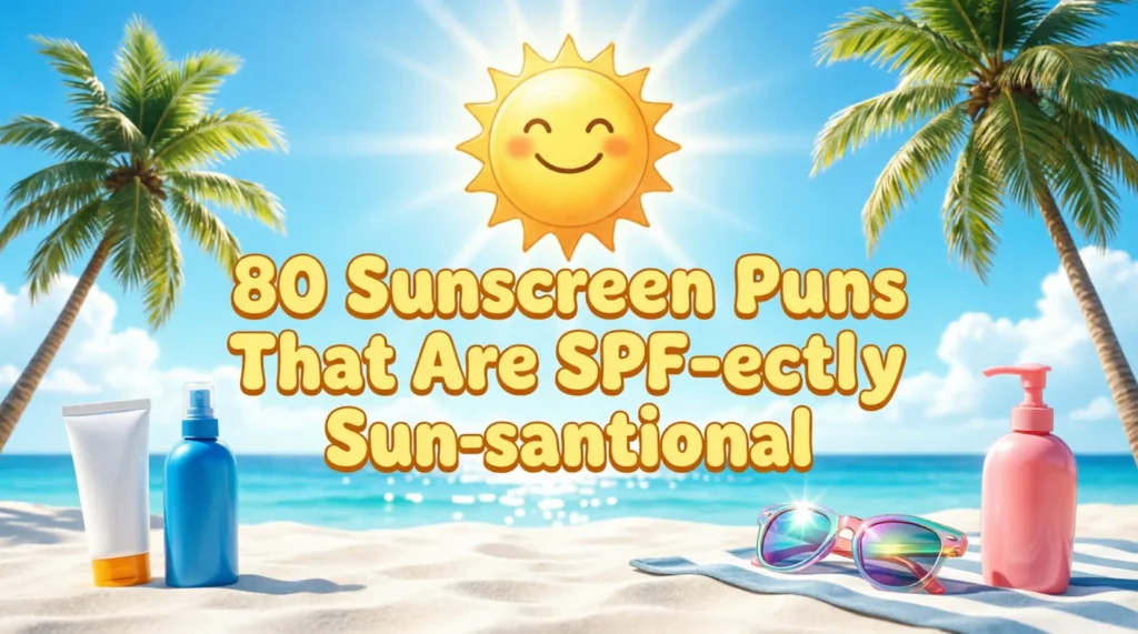 sunscreen puns and jokes