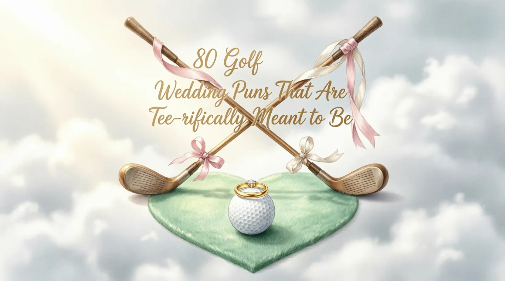 80 Golf Wedding Puns That Are Tee-rifically Meant to Be golf wedding puns and jokes