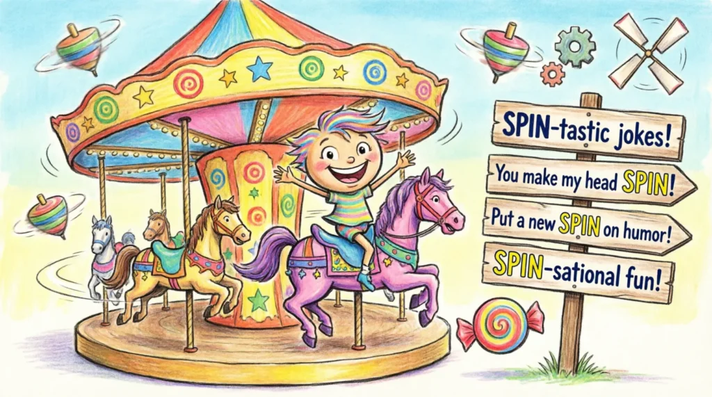 80 Spin Puns and Jokes That Keep Turning Heads