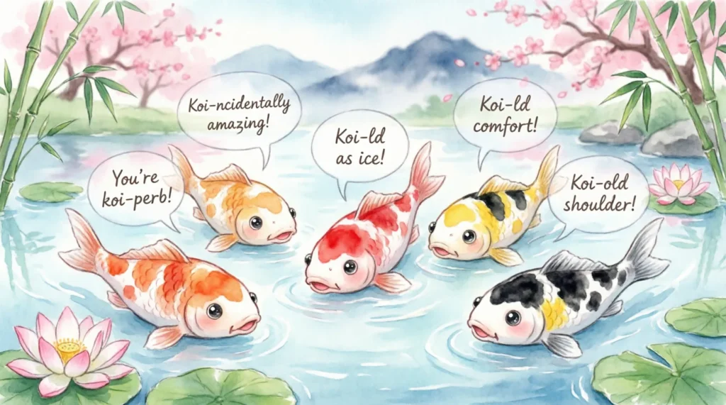 koi fish puns and jokes